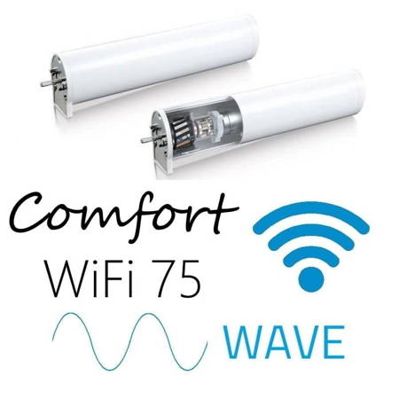 Karnisz elektryczny Comfort WiFi 75 WAVE o zwiększonej wytrzymałości